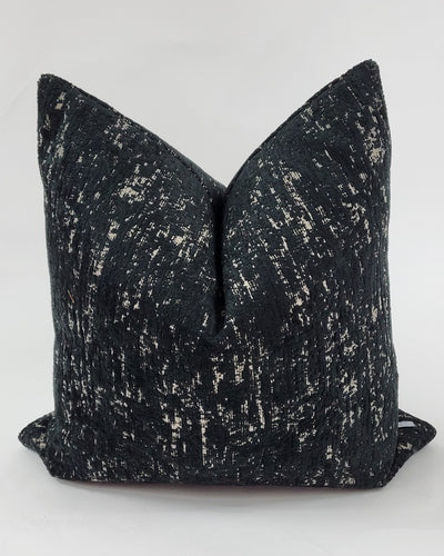 Double Sided Luxury melting gold in black pillow cover